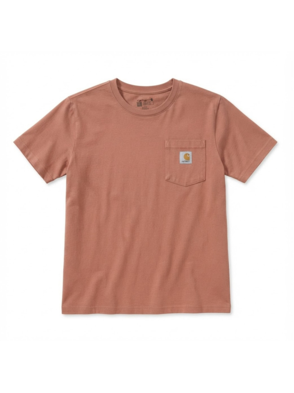 Carhartt Kids' Short-Sleeve Pocket T-Shirt. (Carharrt Brown) Size M EUC